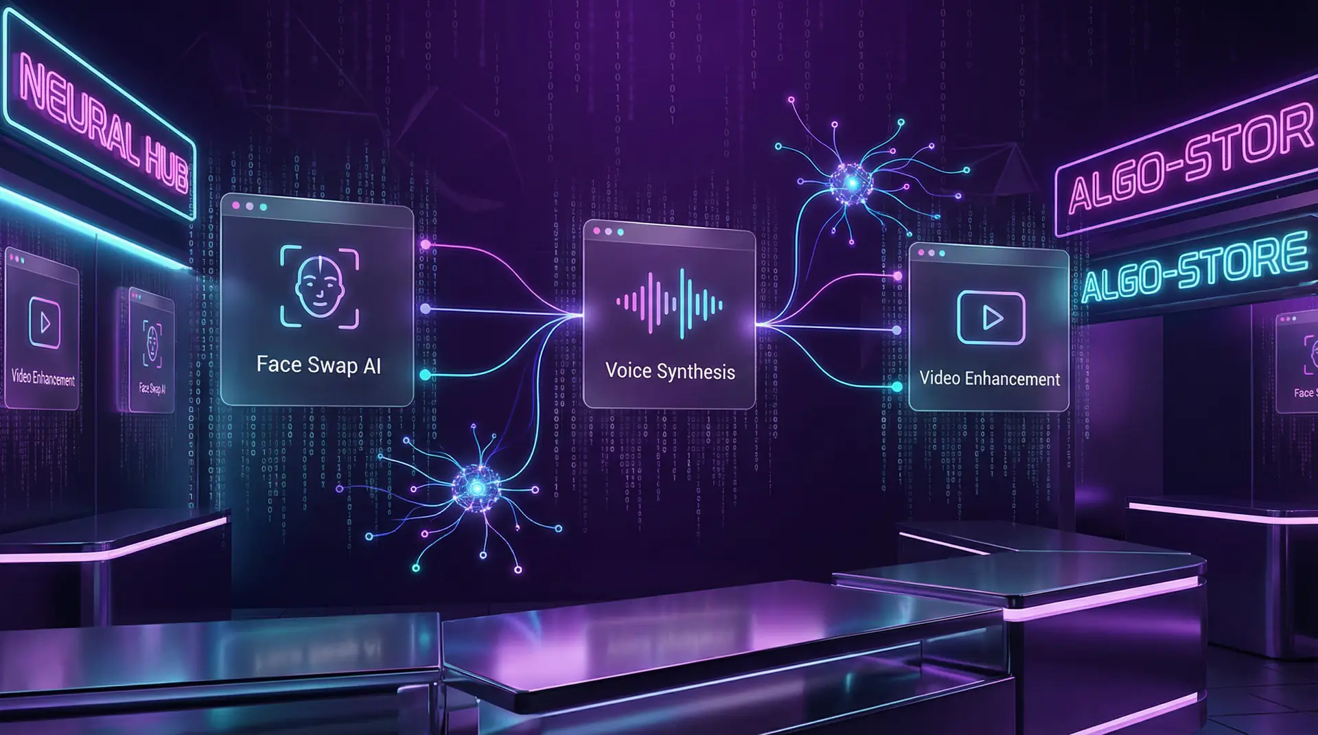 影视AI工坊 AI算法处理管线示意